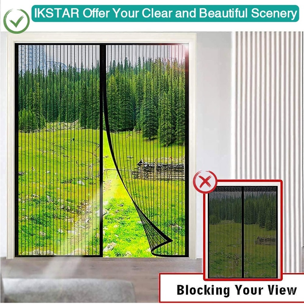Magnetic Screen Door - Black - Picture 2 of 6